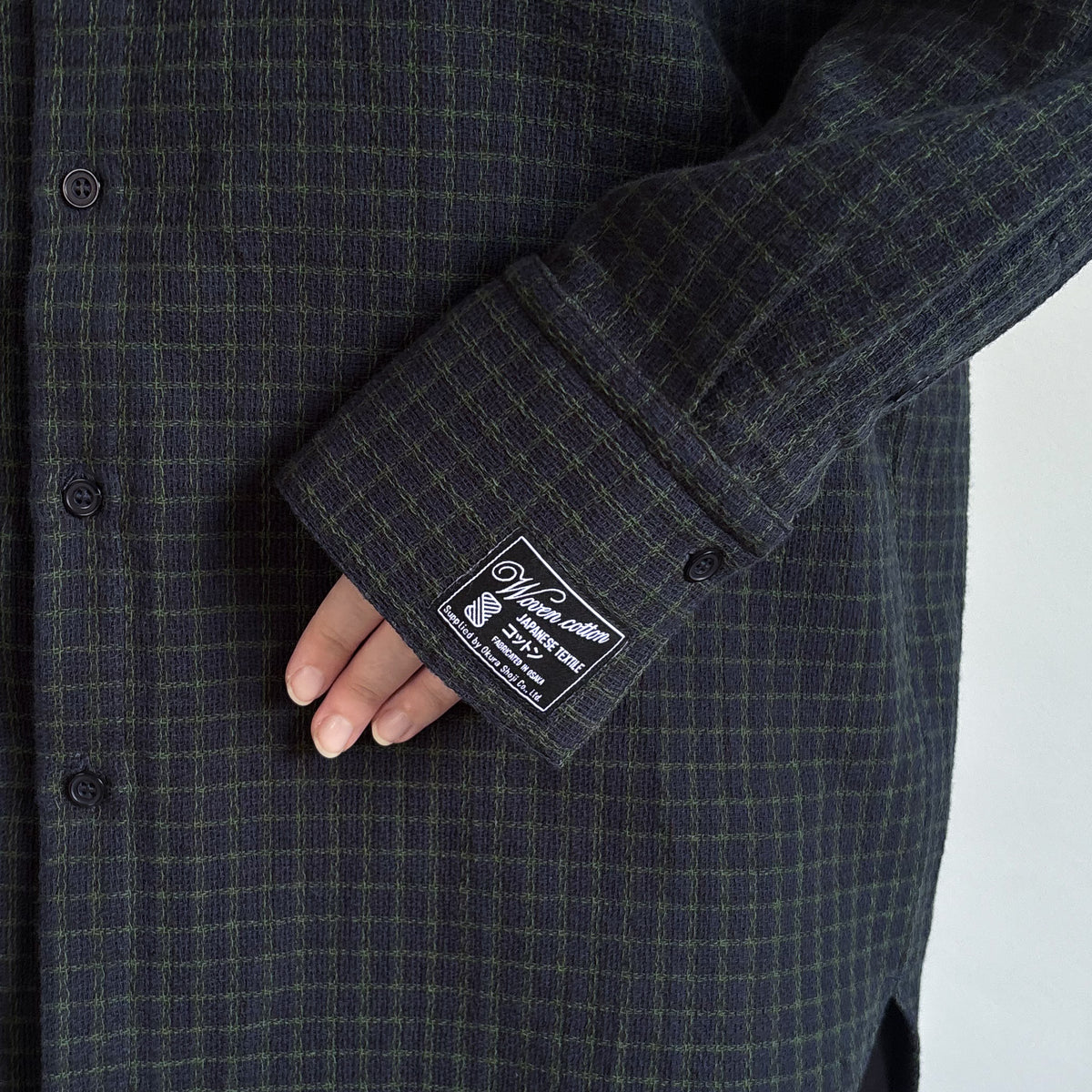 Norma Shirt | Navy Tweed