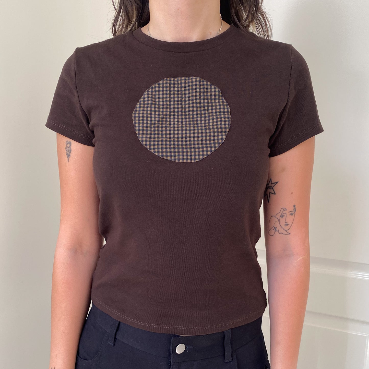 Circle Tee in Brown