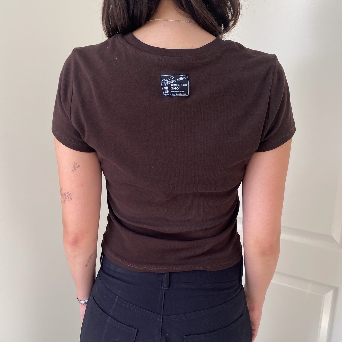Circle Tee in Brown