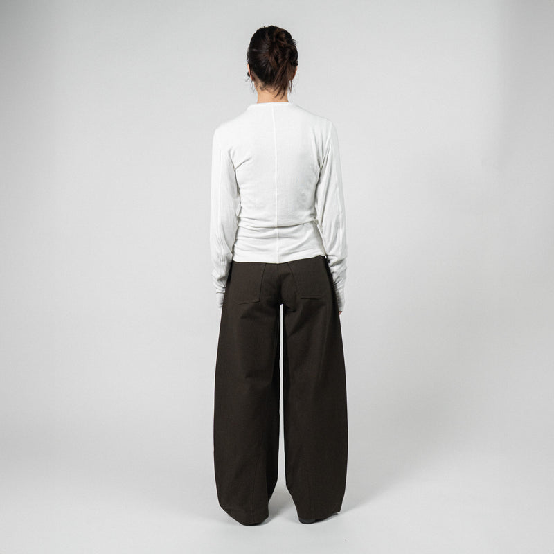 Barry Trousers | Textured Brown