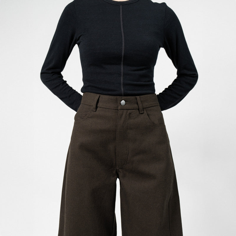 Barry Trousers | Textured Brown