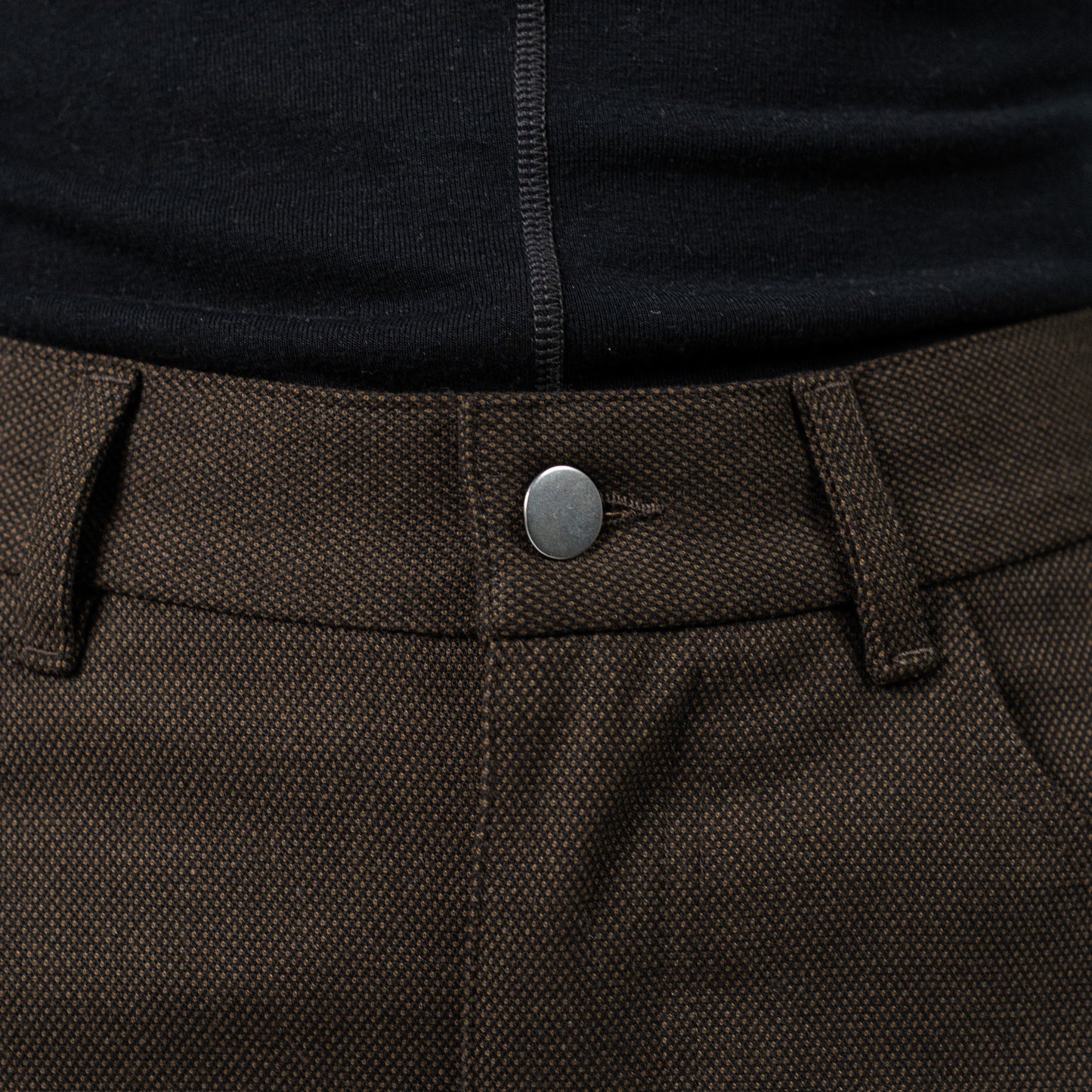 Barry Trousers | Textured Brown