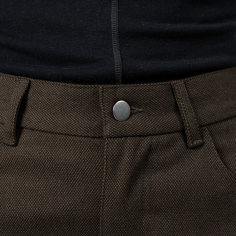 Barry Trousers | Textured Brown