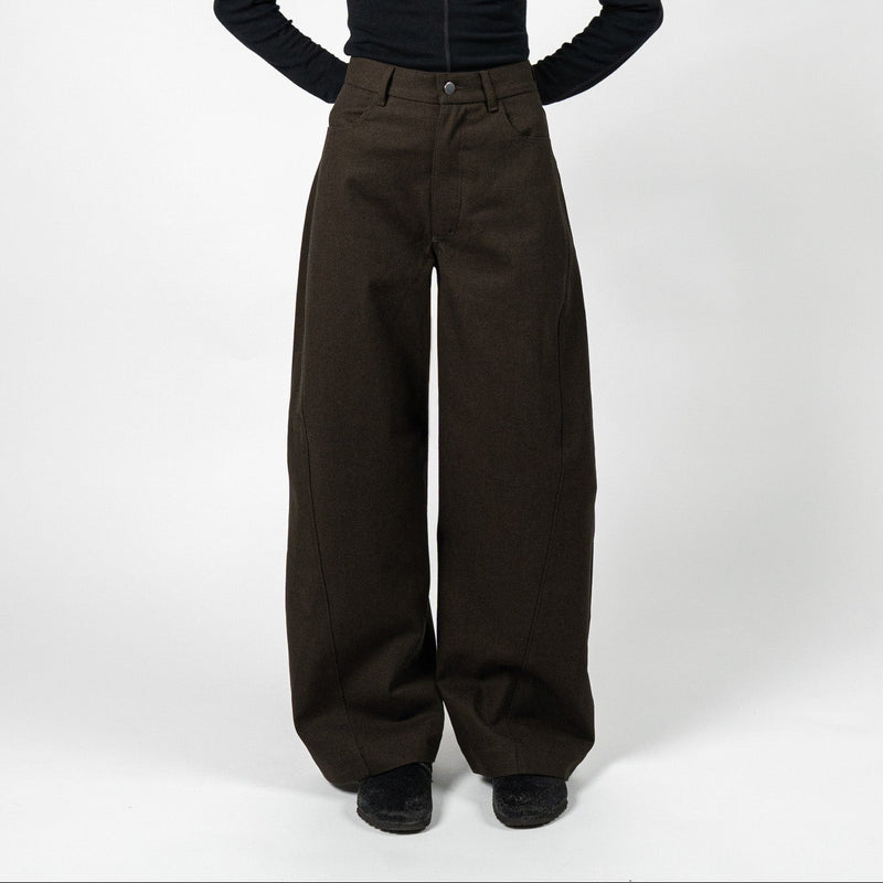 Barry Trousers | Textured Brown