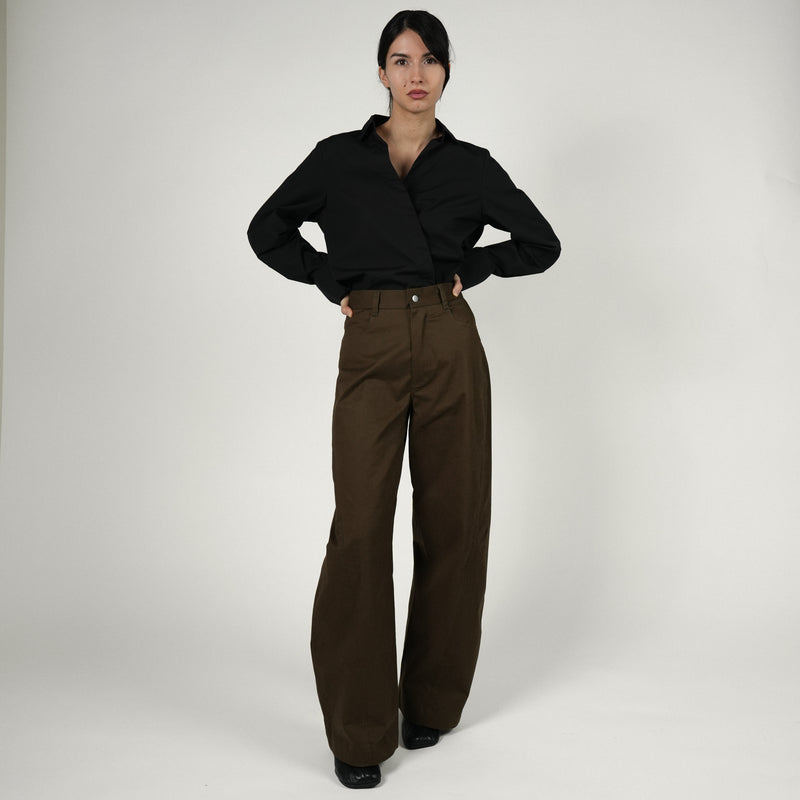 Barry Trousers | Bronzed Green
