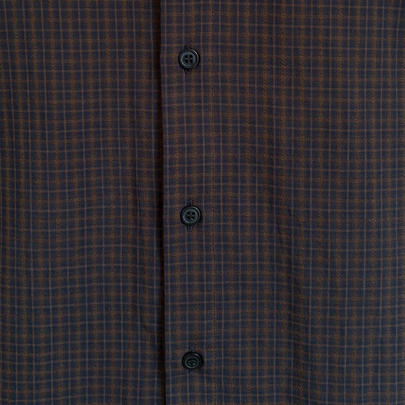 Norma Shirt | Checked Tobacco
