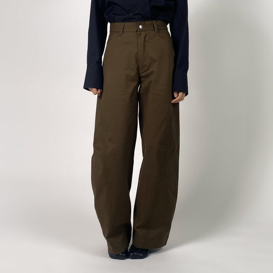 Barry Trousers | Bronzed Green