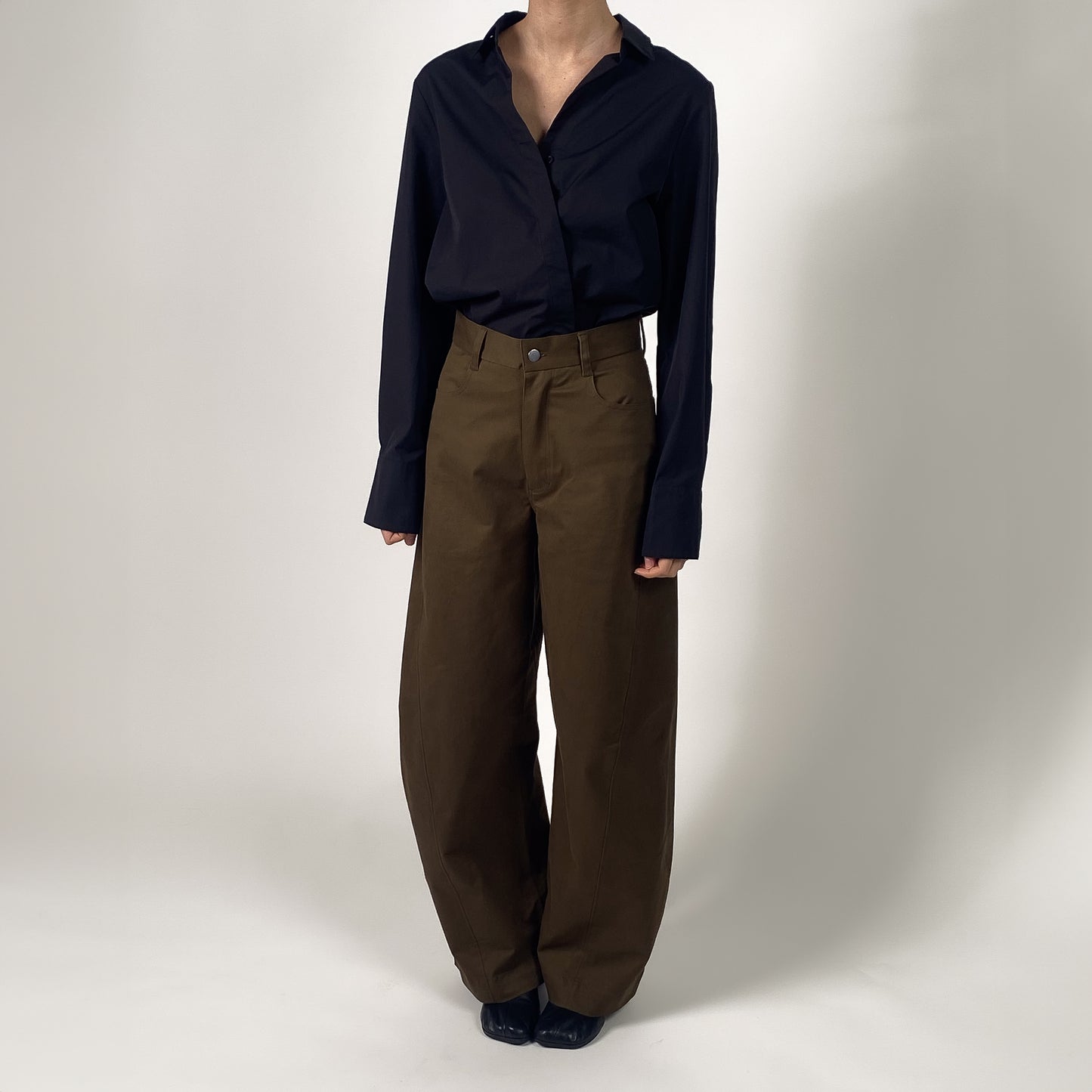 Barry Trousers | Bronzed Green
