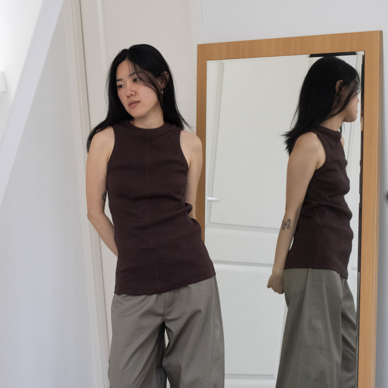 Rib Tank | Brown