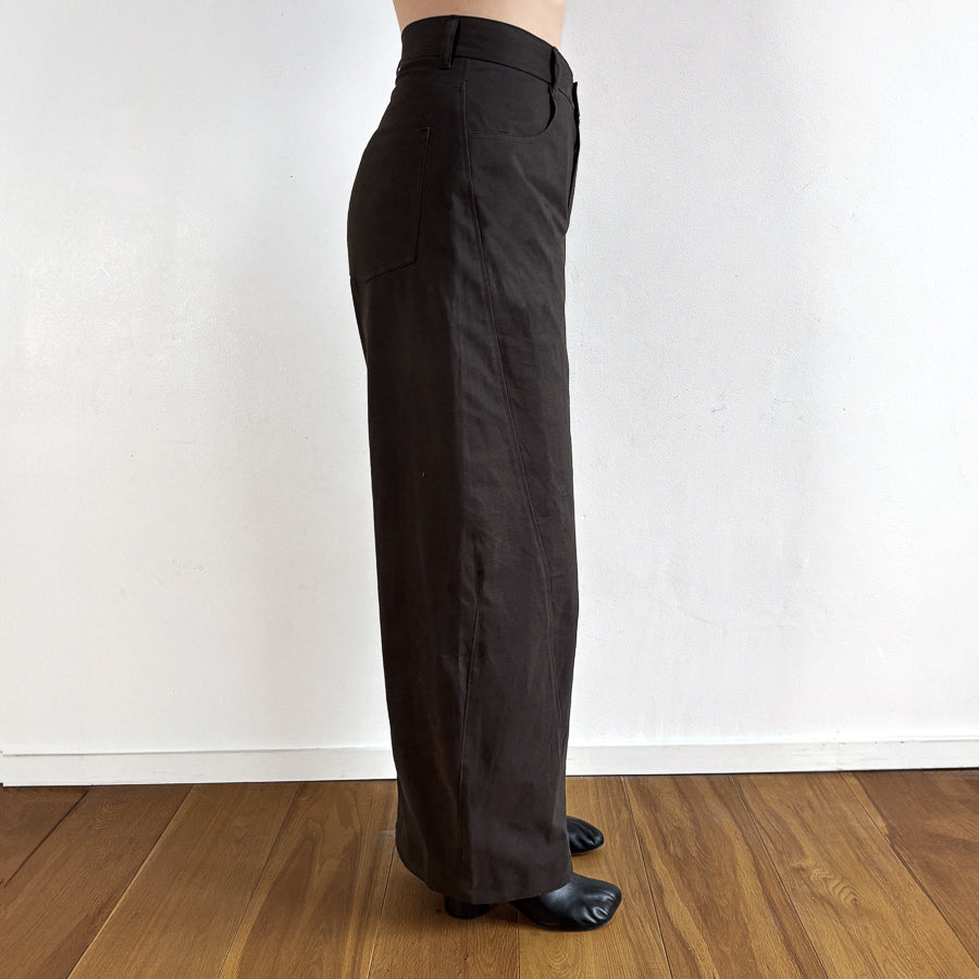 Barry Trousers in Dark Brown