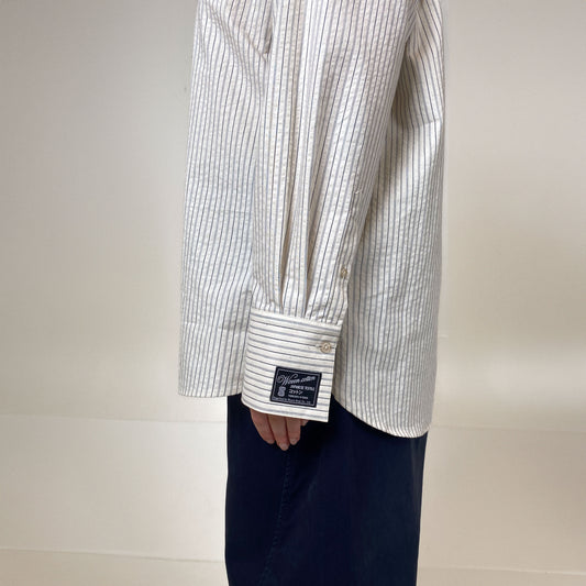 Norma Shirt in Indigo Stripe