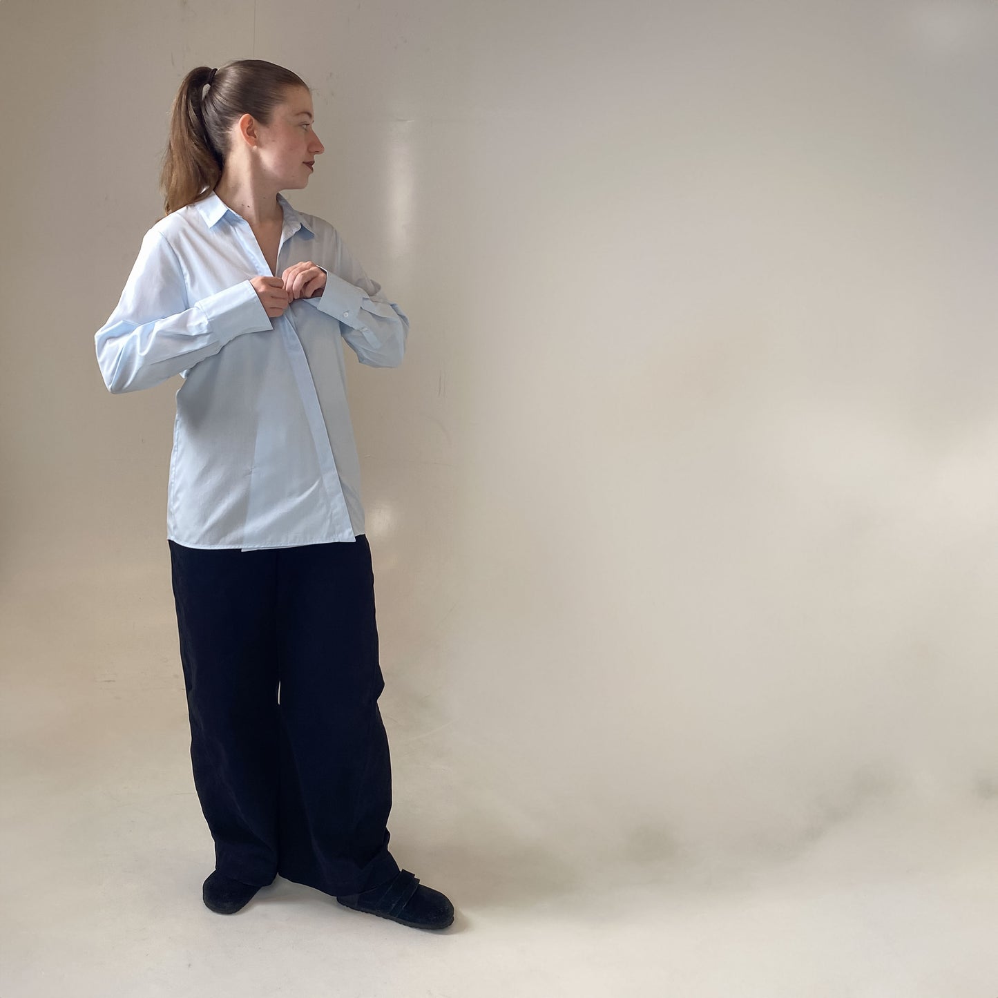 Obi Shirt in Ice Blue