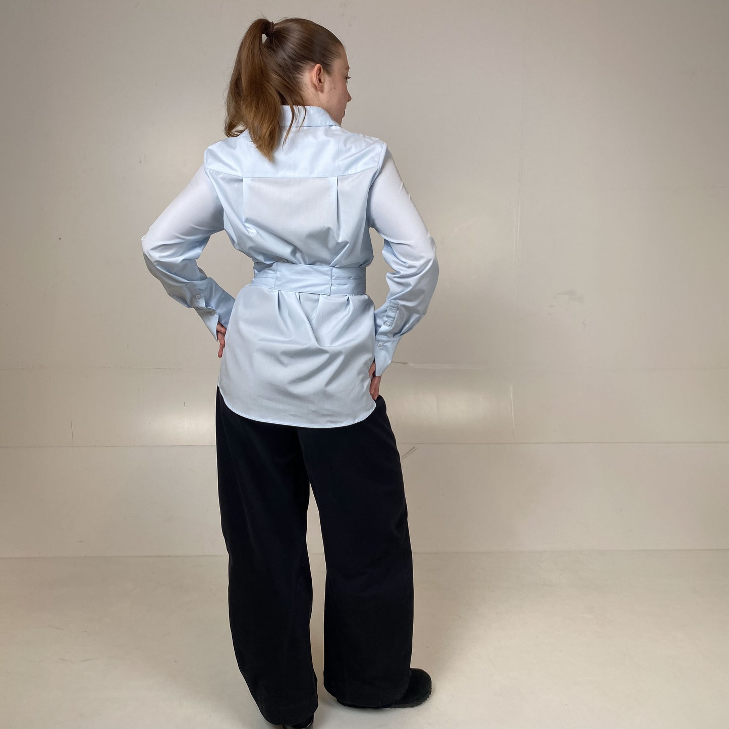 Obi Shirt in Ice Blue