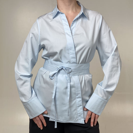 Obi Shirt in Ice Blue